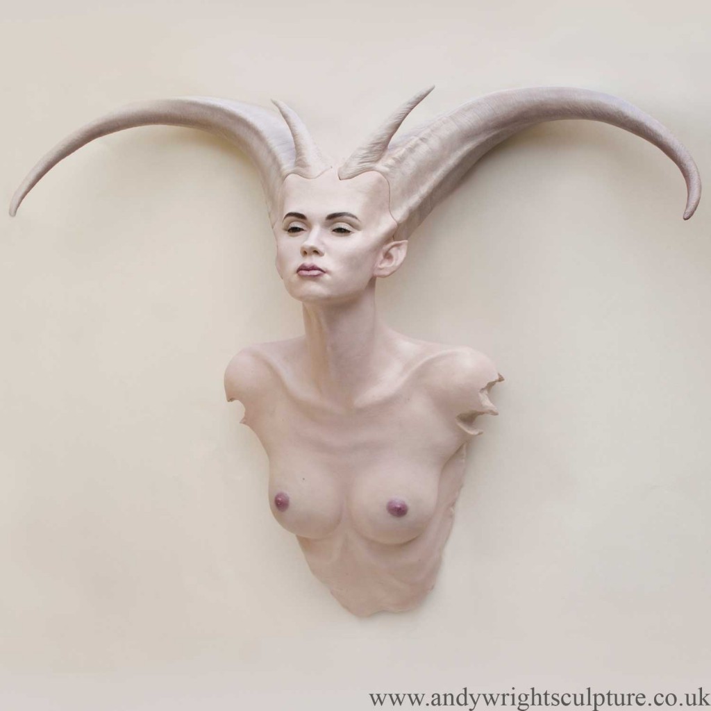 Demoness fantasy mythological fine art nude 1:1 life size statue