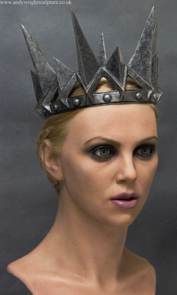 Charlize Theron Snow White and Huntsman silicone bust statue