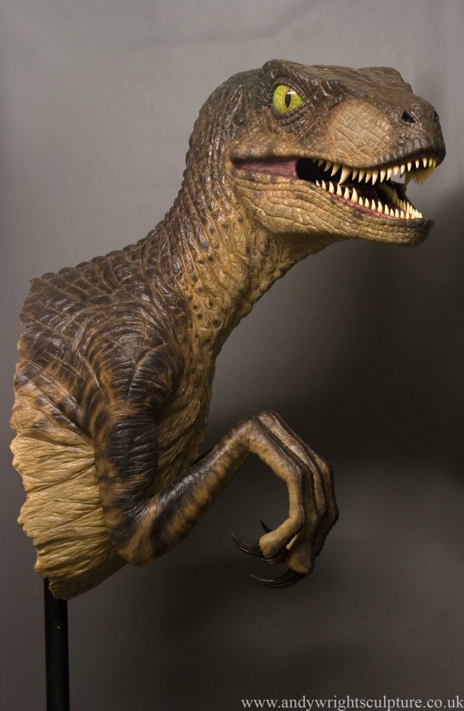 Velociraptor Raptor Jurassic Park 1:1 replica collectible prop statue