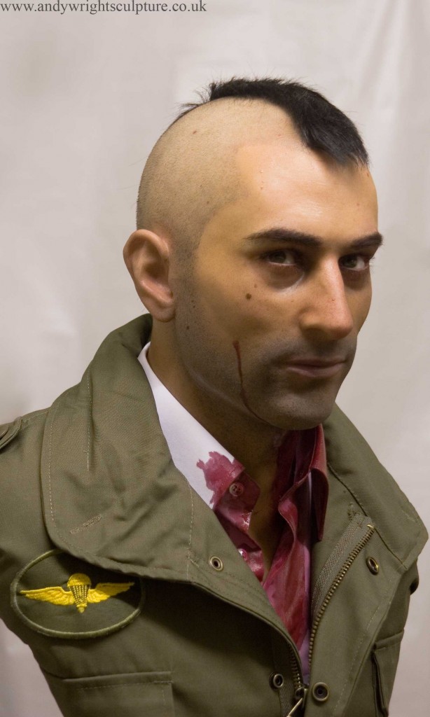 Taxi Driver - Travis Bickle 1:1 silicone bust portrait sculpture