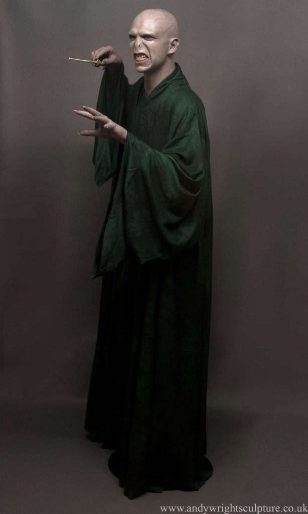 Voldemort 1:1 life size silicone bust statue prop from Harry Potter