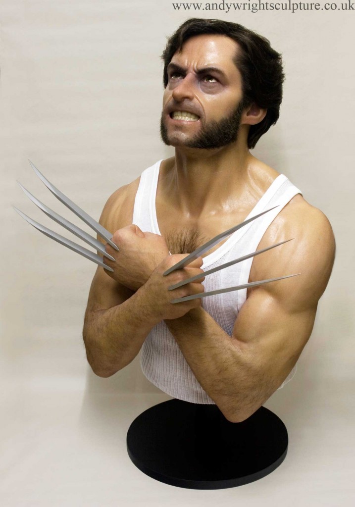 Wolverine X-men 1:1 life size portrait bust sculpture collectible